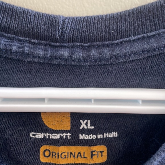Carhartt Men’s Long Sleeve XL Dk Blue - Picture 3 of 3
